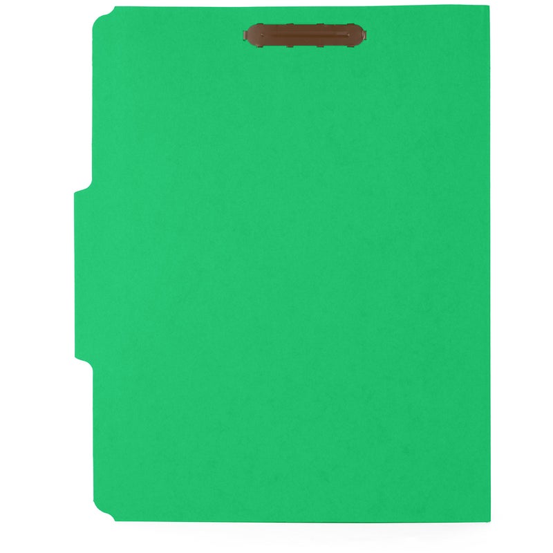 Blue Summit Supplies Blue Summit 50 Green Fastener File Folders - 1/3 Cut Reinforced Assorted Tab - Durable 2 Prongs Designed to Organize Standard Medical Files, Law Client Files, Office Reports - Letter Size - Image 3